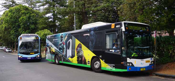 Keolis Downer Volvo Custom B12BLE CB60 Evo II 4863 & B7RLE CB80 2435